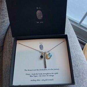 B.U. Be You Dream Not Destination Necklace - New in Box